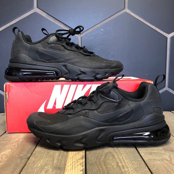 Nike Other - Nike Air Max 270 React Triple Black (MS)
